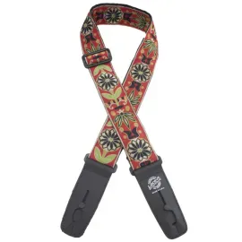 Ремень для гитары Lock-It Straps LIS-302-J01 Retro Series Red Floral