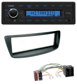 VDO AUX 1DIN MP3 USB Autoradio für Citroen C1 Peugeot 107 (05-14)