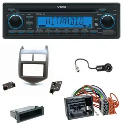 VDO AUX MP3 1DIN CD USB Autoradio für Chevrolet Aveo Sonic ab 2011 dunkelgraumet