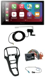 Pioneer USB Bluetooth DAB MP3 2DIN Autoradio für Opel Astra J ab 12/09 Perlschwa