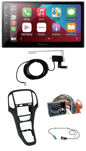 Pioneer USB Bluetooth DAB MP3 2DIN Autoradio für Opel Astra J ab 12/09 Perlschwa