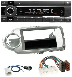 Kienzle Bluetooth MP3 USB DAB Autoradio für Toyota Yaris (11-14) - silber