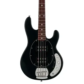 Sterling SUB Series StingRay RAY4 HH Electric Bass Guitar - Trans Black Satin