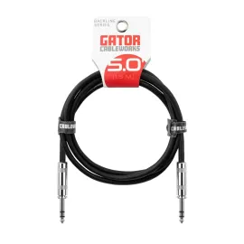 Gator Backline Series Balanced Line 1/4" TRS Cable, 5'