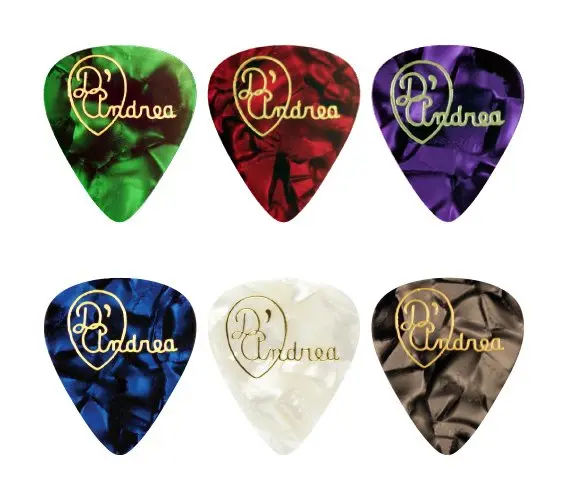 Медиаторы D'Andrea Designer Celluloid TDC351-096HV, 12 штук, 0.96 мм