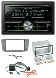 Pioneer Bluetooth MP3 DAB 2DIN USB CD Autoradio für Seat Ibiza ab 08 conemaragra
