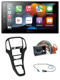 Автомагнитола Pioneer 2DIN, DAB, Bluetooth, USB, MP3 для Opel Astra J (с 12/2009)