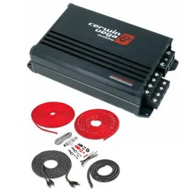 Cerwin Vega XED4004D 360W RMS Class-D 4-Channel Amplifier with Amp Kit