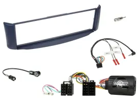 Radioset Lenkradadapter DIN Autoradio für Smart ForTwo 2004-2007 blau
