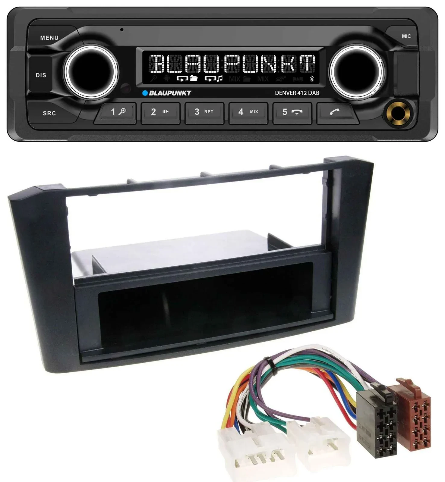 Автомагнитола Blaupunkt Bluetooth DAB MP3 USB для Toyota Avensis T25 (2003–2009)