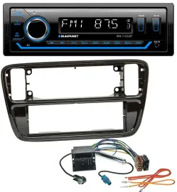 Blaupunkt MP3 Bluetooth USB AUX Autoradio für VW Up AA AAN 2011-2016 piano black