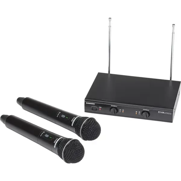 Микрофонная радиосистема Samson Stage 200 Dual Vocal Wireless System (2) Q6 Dynamic Mics (VH200-Q6 x 2/SR