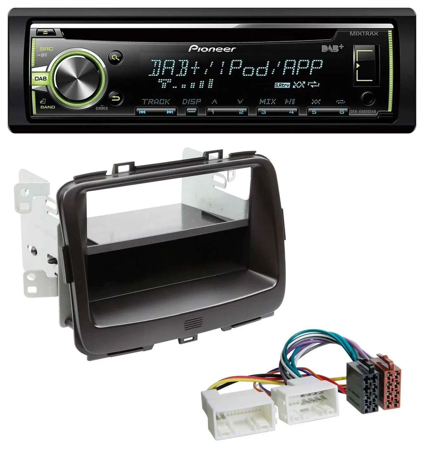 Pioneer DAB USB MP3 AUX CD Autoradio für Kia Carens 4 (RP, ab 2013)