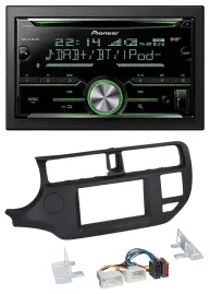 Pioneer Bluetooth MP3 DAB 2DIN USB CD Autoradio für Kia Rio 11-14 UB schwarz