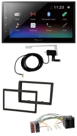 Автомагнитола Pioneer 2DIN DAB MP3 Bluetooth USB для Citroen Jumper 2011–2021, Peugeot Boxer