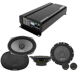 Alpine KTA-450 Power Pack w/ Alpine SXE-1751S 6.5" + SXE-6926S 6x9" Speakers
