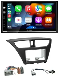Kenwood DAB USB Bluetooth 2DIN MP3 Autoradio für Honda Civic Hatchback ab 12