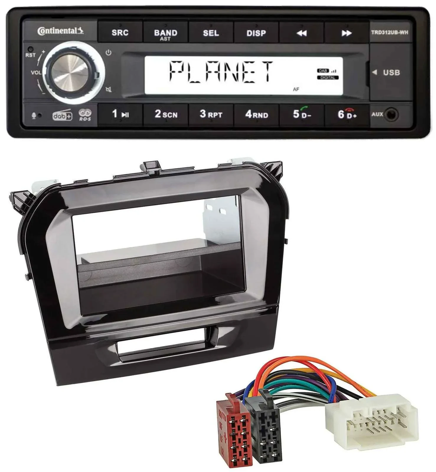 Автомагнитола для Suzuki Vitara Continental 1 DIN, USB, AUX, DAB, MP3