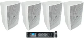 Настенная акустика JBL Control 31 White с усилителем (4 штуки)