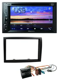 Pioneer Bluetooth 2DIN USB DVD DAB MP3 Autoradio für Citroen Jumper 06-11 schwar