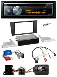Pioneer Lenkrad DAB USB CD Bluetooth Autoradio für Audi A4 B5 1999-2001 Aktivsys