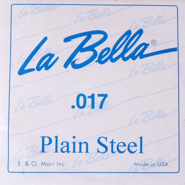 Струна для акустической и электрогитары La Bella PS017, сталь, калибр 17