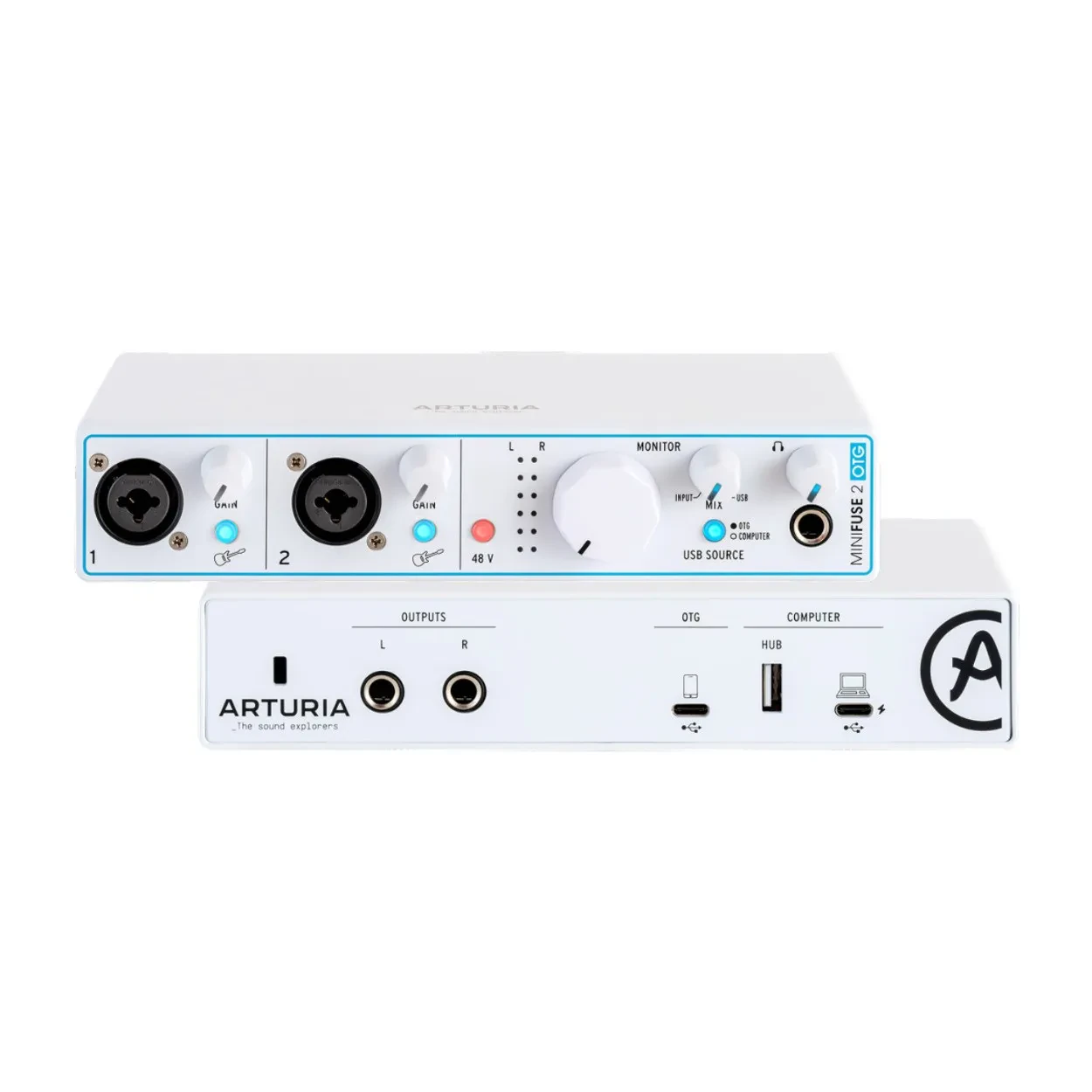 Б/У MIDI-интерфейс Arturia MiniFuse 2 OTG, Dual-USB, Loopback