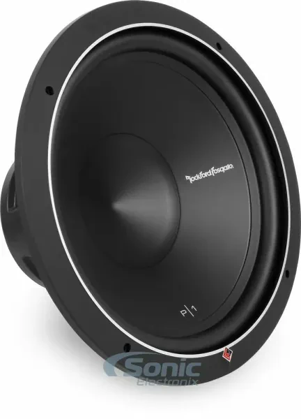 Rockford Fosgate P1S2-15 Punch P1 Series 500W 15" Single 2-Ohm Car Subwoofer
