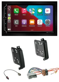 ESX 2DIN DAB USB MP3 Bluetooth Autoradio für Dodge Durango Jeep Grand Cherokee a