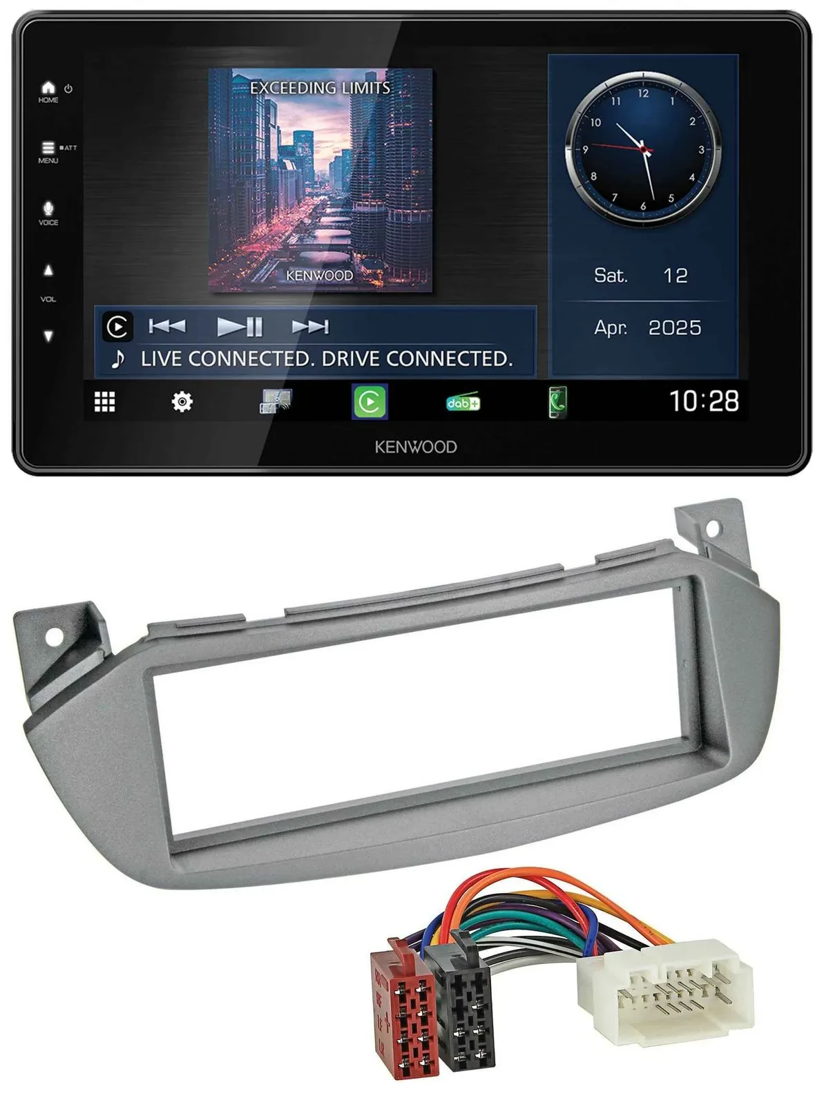 Kenwood MP3 Bluetooth USB DAB Autoradio für Nissan Pixo UA0 09-13 Suzuki Alto GF