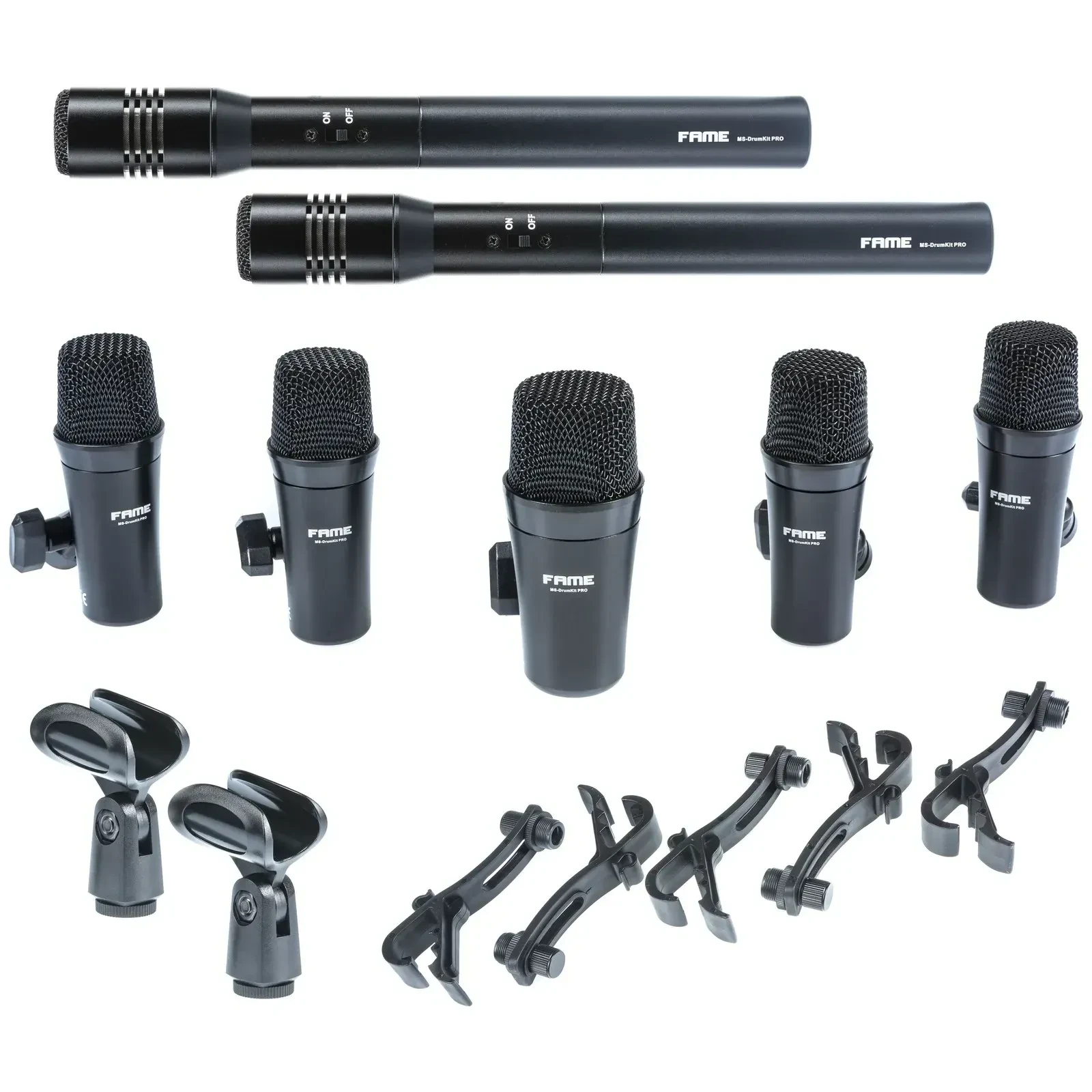 Набор инструментальных микрофонов Fame Audio MS-DrumKit Pro
