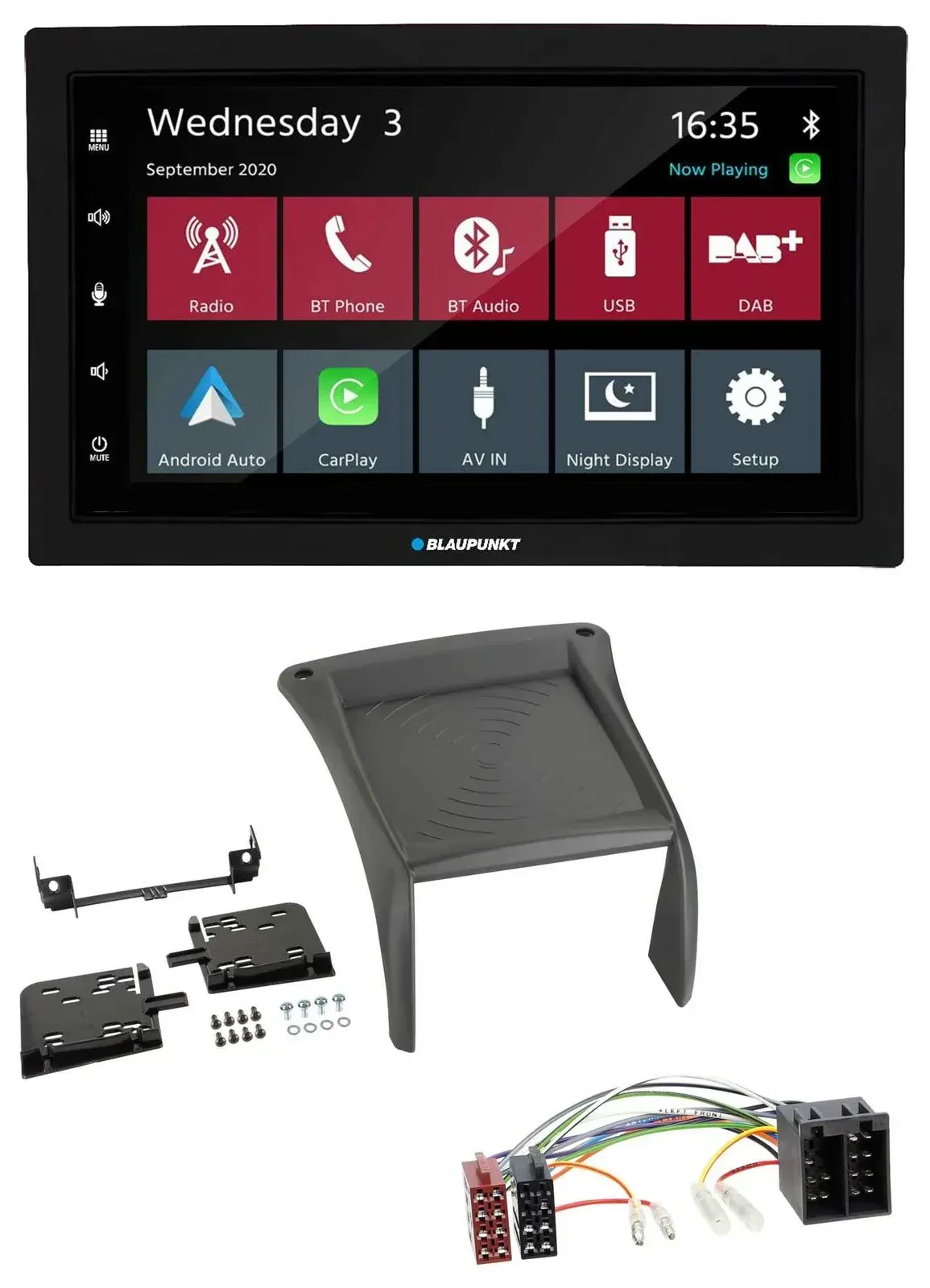 Blaupunkt DAB Bluetooth USB MP3 2DIN Autoradio für Fiat Ducato (2002-2006)