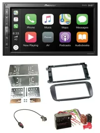Pioneer USB MP3 DAB 2DIN Bluetooth Autoradio für Ford S-Max Mondeo ab 2007 Profi