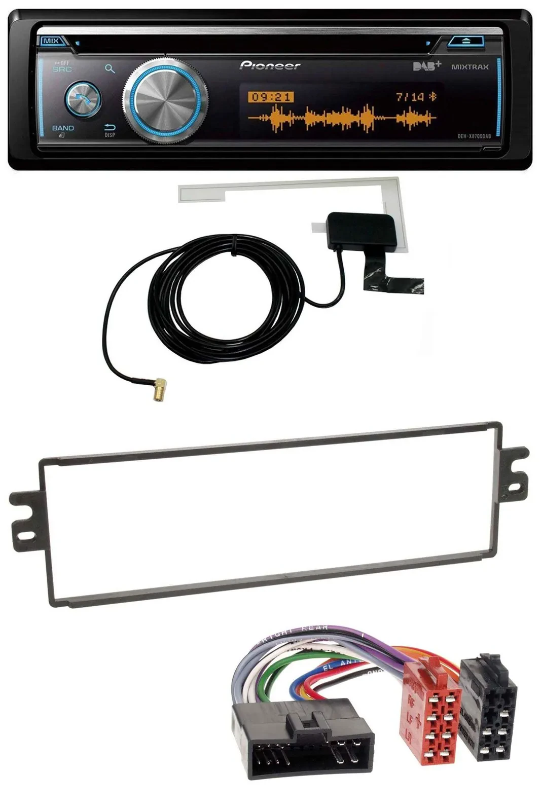 Автомагнитола Pioneer Bluetooth DAB MP3 USB CD для Kia Rio/Clarus/Carens (до 2002)