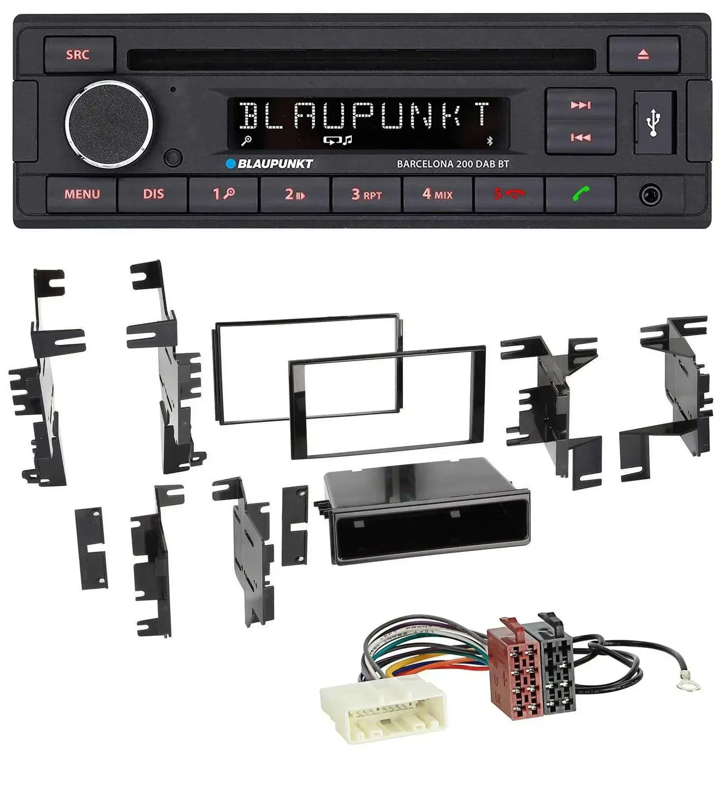 Blaupunkt USB DAB CD Bluetooth MP3 Autoradio für Nissan Quest Rogue ab 11 Titan