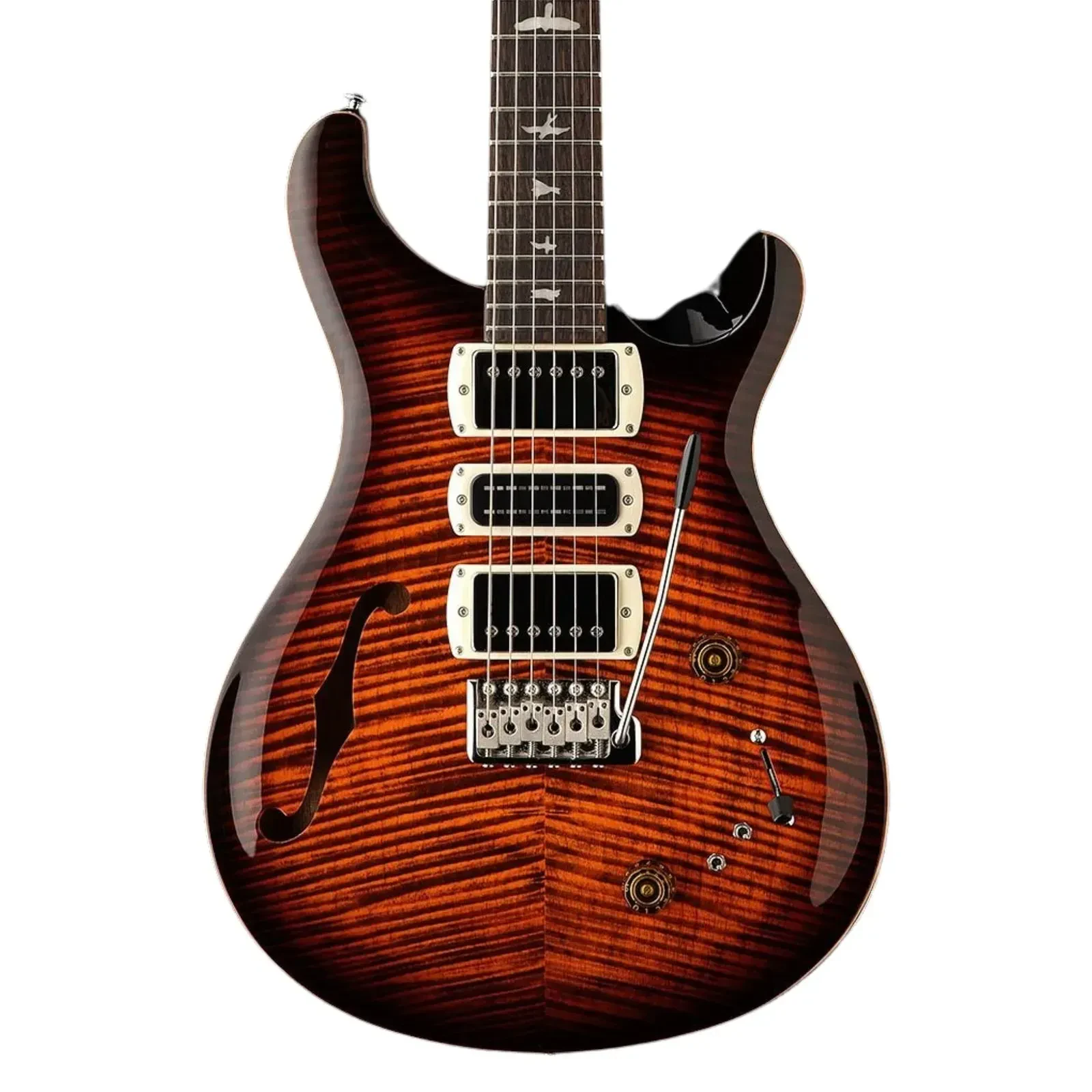 PRS SE Special Semi-Hollow E/G, Rosewood Fingerboard, Orange Tiger Smokeburst
