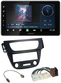 Kenwood MP3 Bluetooth USB DAB Autoradio für Renault Megane 3 09-14 schwarz