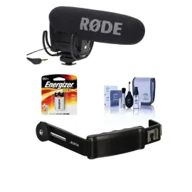 Rode VideoMic Pro On-Camera Shotgun Mic with Rycote Lyre Shockmount and Dual Sho