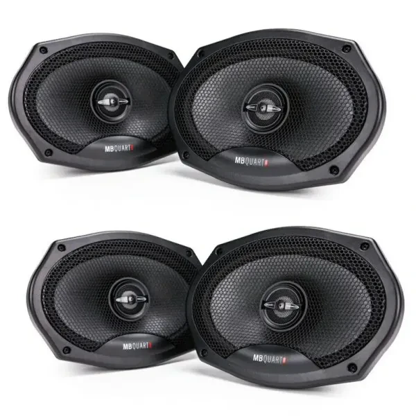 (2-Pairs) MB QUART PK1-169 220W RMS 6x9" 2-Way Coaxial Car Speakers