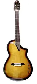 Классическая гитара с подключением Martinez Hispania Sunburst с чехлом