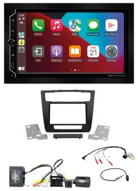 ESX 2DIN DAB USB Lenkrad Bluetooth Autoradio für BMW 1er Aktiv aut. Klima E87/E8