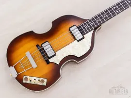 2004 Hofner 500/1 Vintage '63 Violin Beatle Bass Staple Pickup w/ Case, Germany