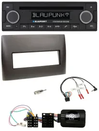 Blaupunkt Lenkrad Bluetooth DAB CD USB Autoradio für Fiat Stilo 2001-2007 schwar