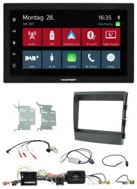 Blaupunkt Lenkrad Bluetooth DAB 2DIN USB Autoradio für Porsche Panamera 2009-201