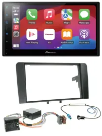 Pioneer DAB USB MP3 Bluetooth 2DIN Autoradio für Audi A3 06-12 8P Infinity Aktiv