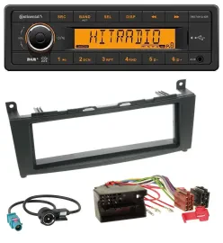 Continental 1DIN DAB MP3 AUX USB Autoradio für Mercedes C-Klasse W204 ab 2007