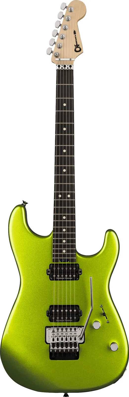 CHARVEL Pro-Mod San Dimas Style 1 HH FR E, Lime Green Metallic  (Showroom)