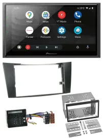 Pioneer USB 2DIN DAB MP3 Bluetooth Autoradio für Mercedes CLS E-Klasse W211 02-0