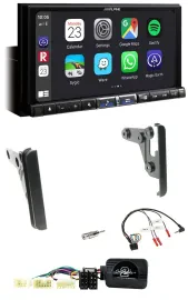 Alpine 2DIN DAB USB Lenkrad Bluetooth Autoradio für Toyota Yaris 2007-2010