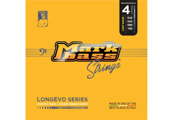 Струны для бас-гитары Markbass Longevo Series Nano-Film Nickel Plated Steel 40-100
